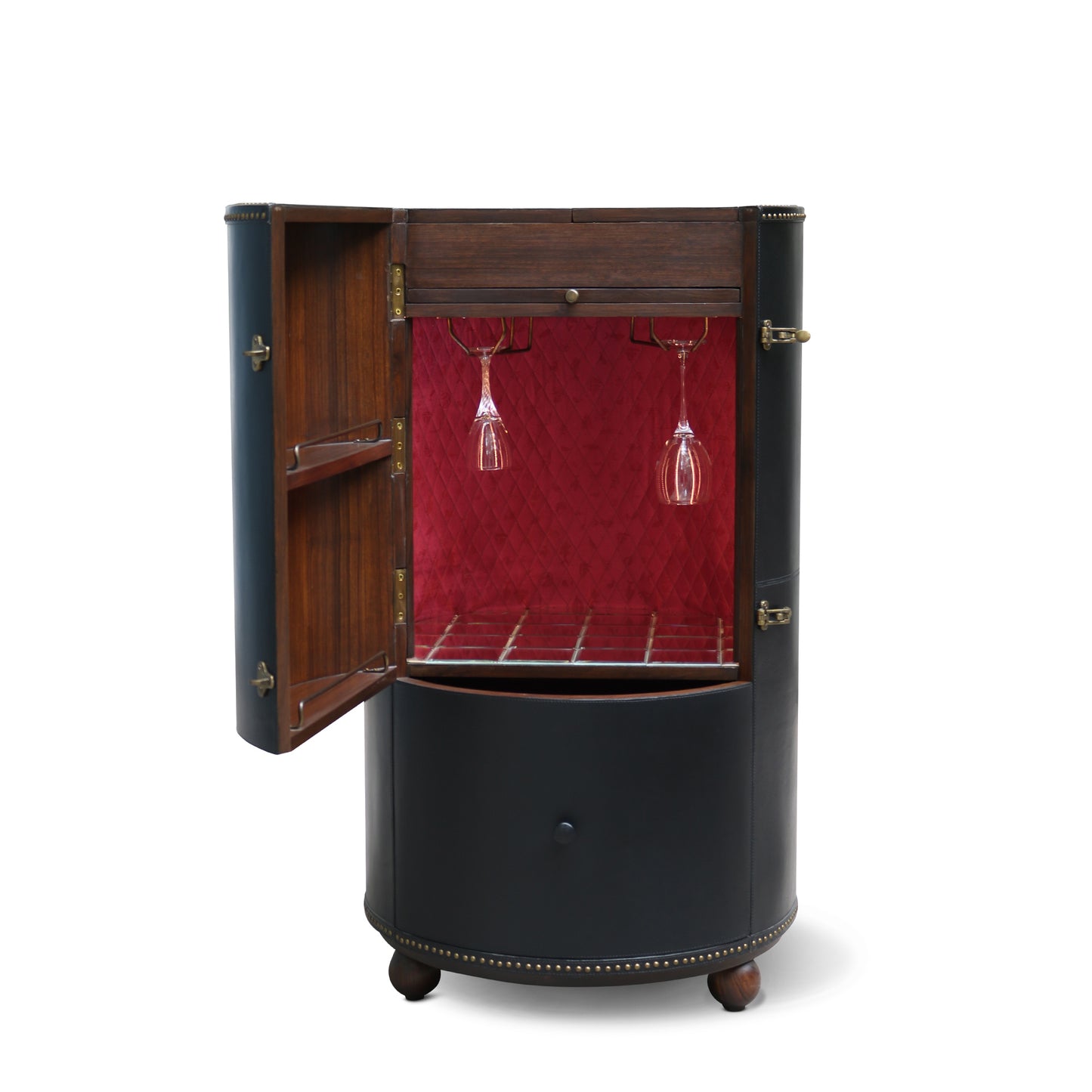 'TANK-UP' - Cylindrical  Bar Cabinet