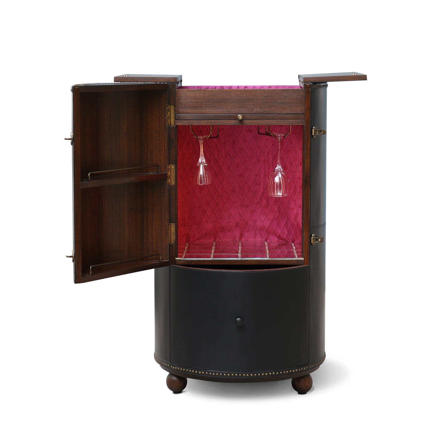 'TANK-UP' - Cylindrical  Bar Cabinet