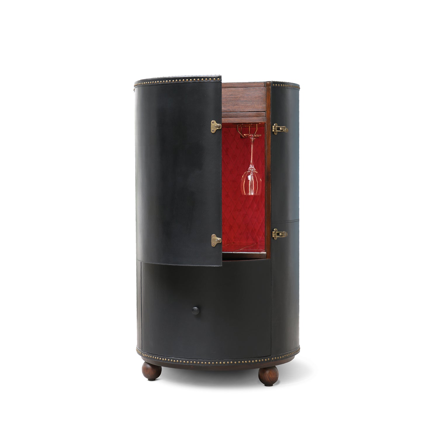 'TANK-UP' - Cylindrical  Bar Cabinet