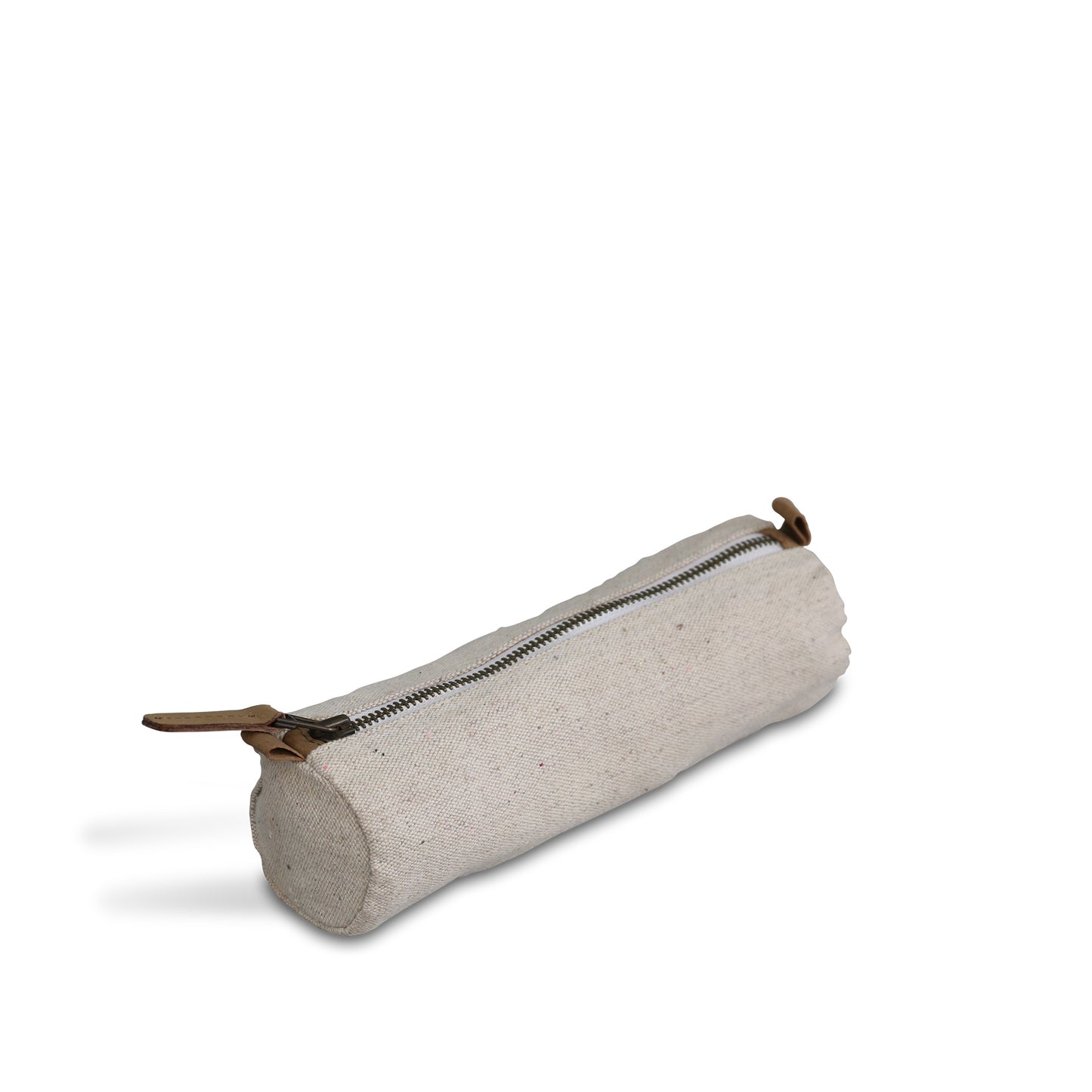 CYLINDRICAL CANVAS STATIONERY HOLDER