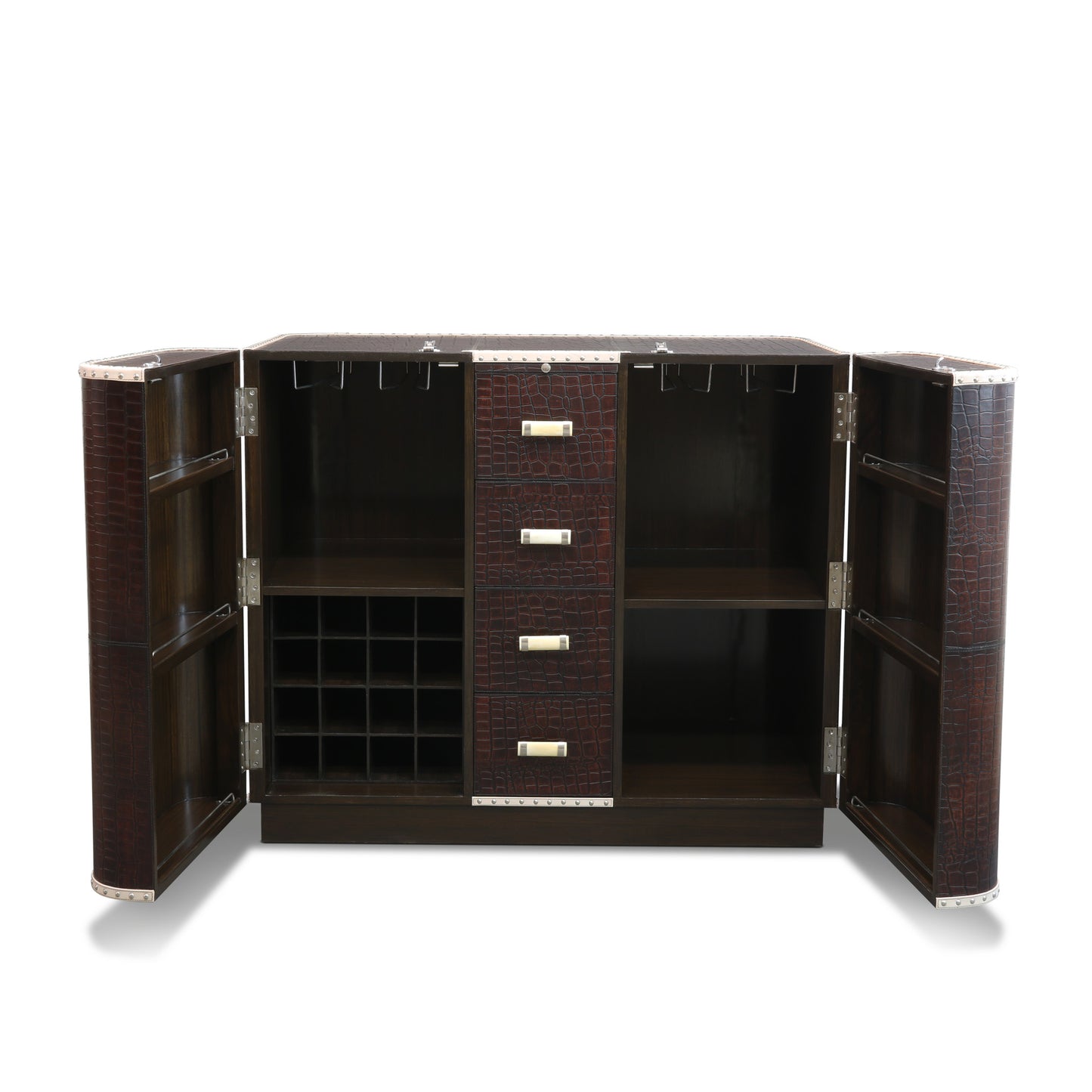 ‘CAPTAIN’s CABIN BAR’- Croc leather