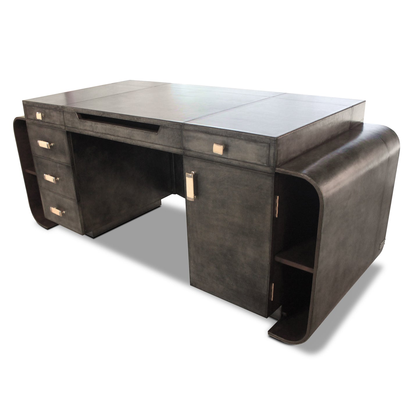 ‘YACHT CLUB DESK 01’- Antique silver