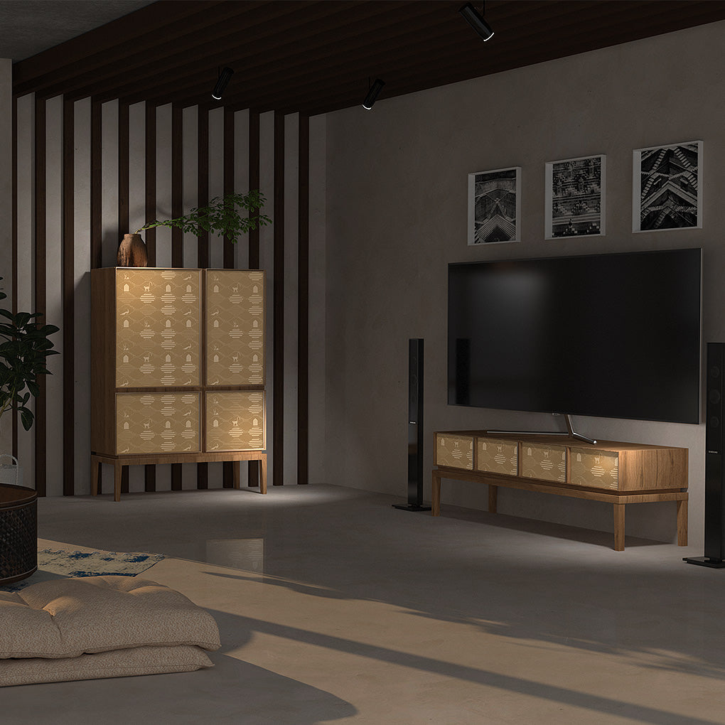 'LINEAR STREET' - Bar Cabinet