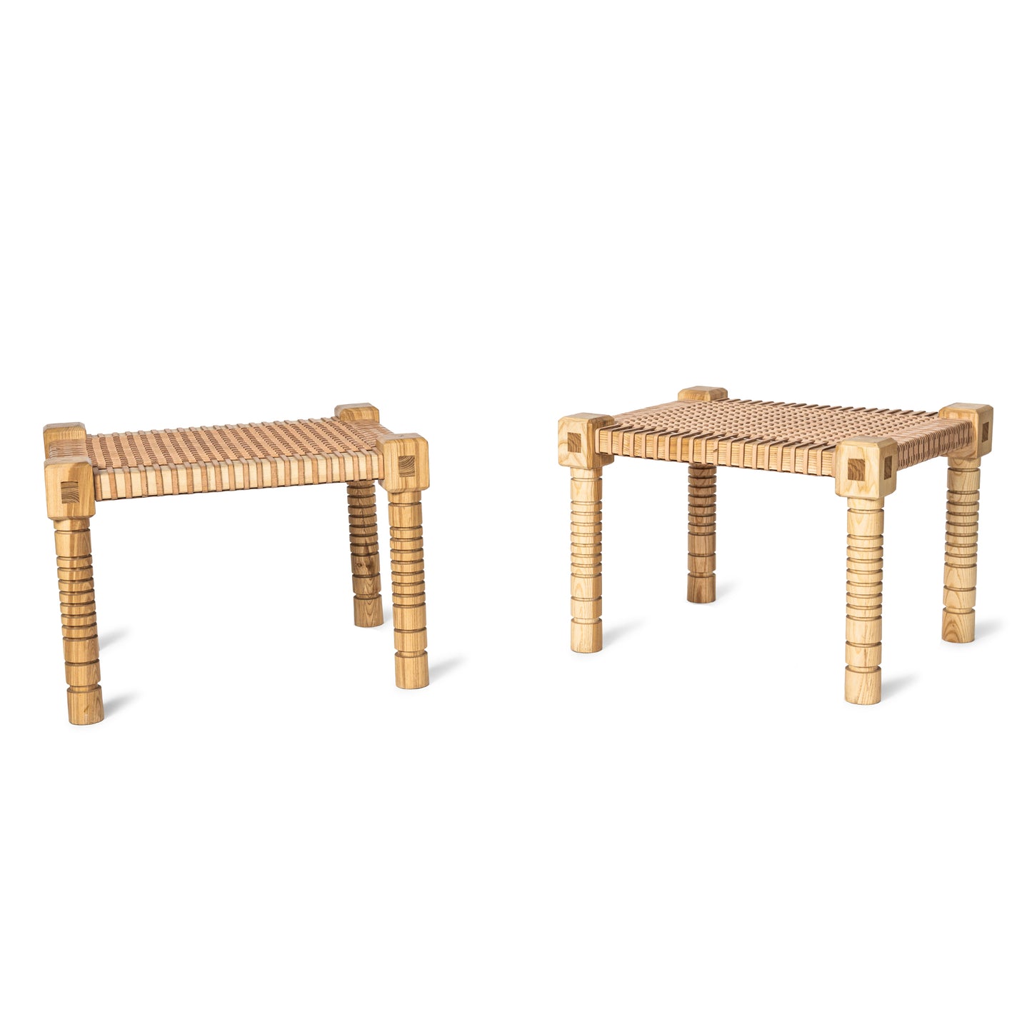 'CHARPAI WOVEN STOOL'