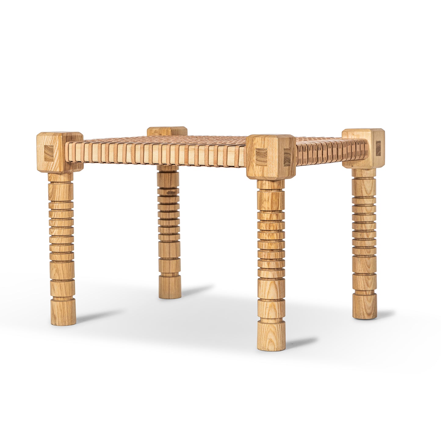 'CHARPAI WOVEN STOOL'