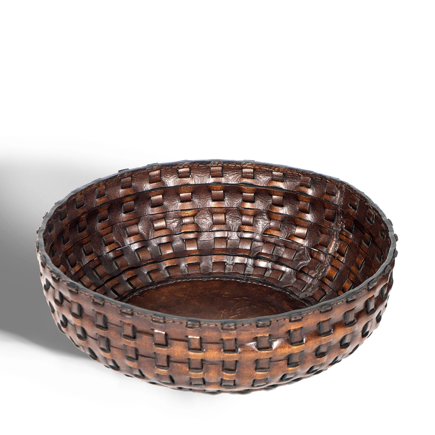 'LEATHER WOVEN TOKRI 04'