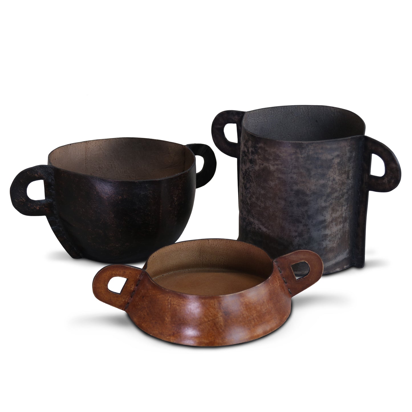 'MONKEY URN 01' -   (Tan Leather)