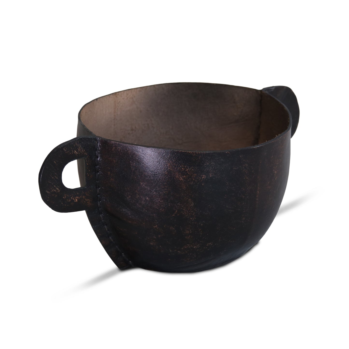 'MONKEY URN 03' -   (Brown Leather)