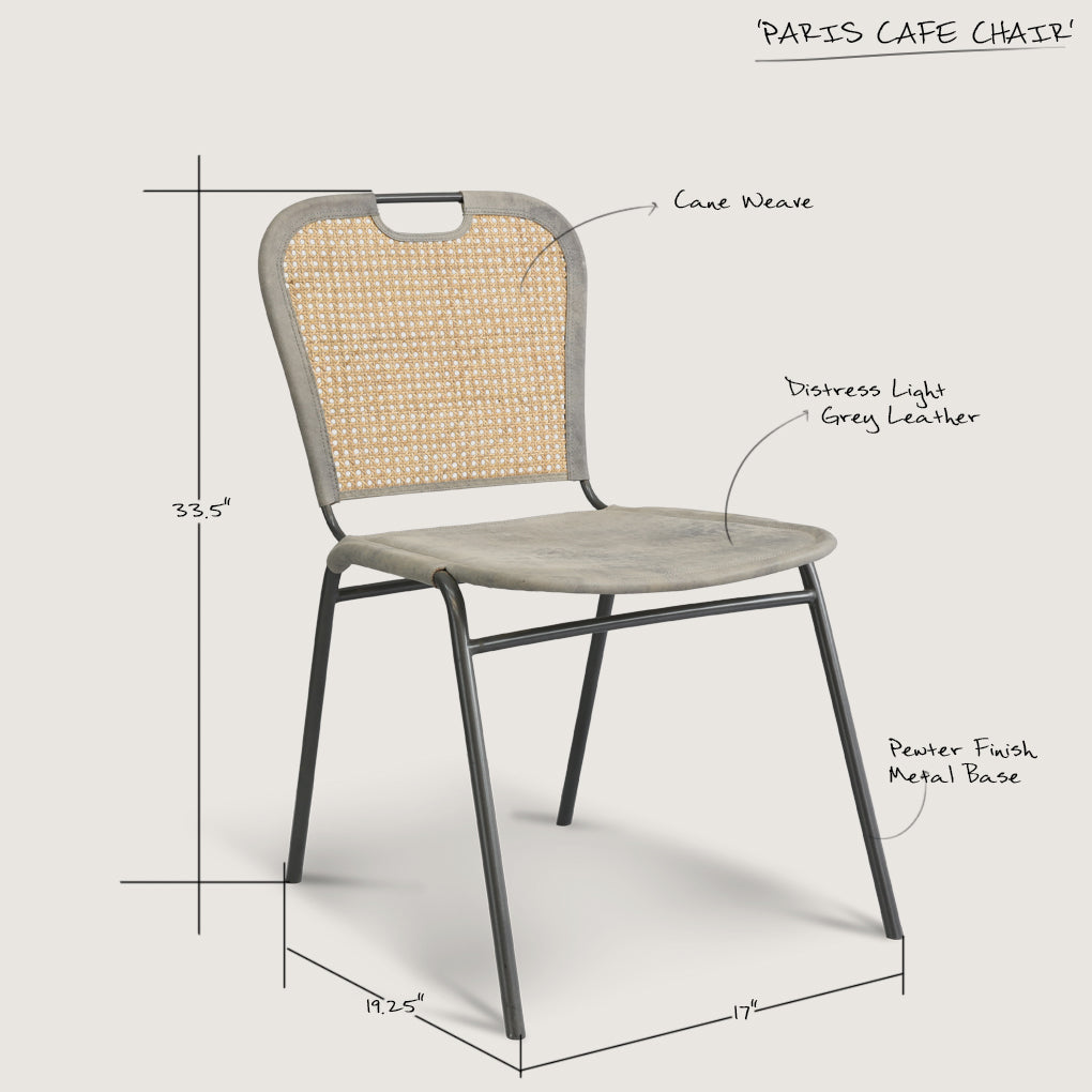 ‘PARIS’ café chair