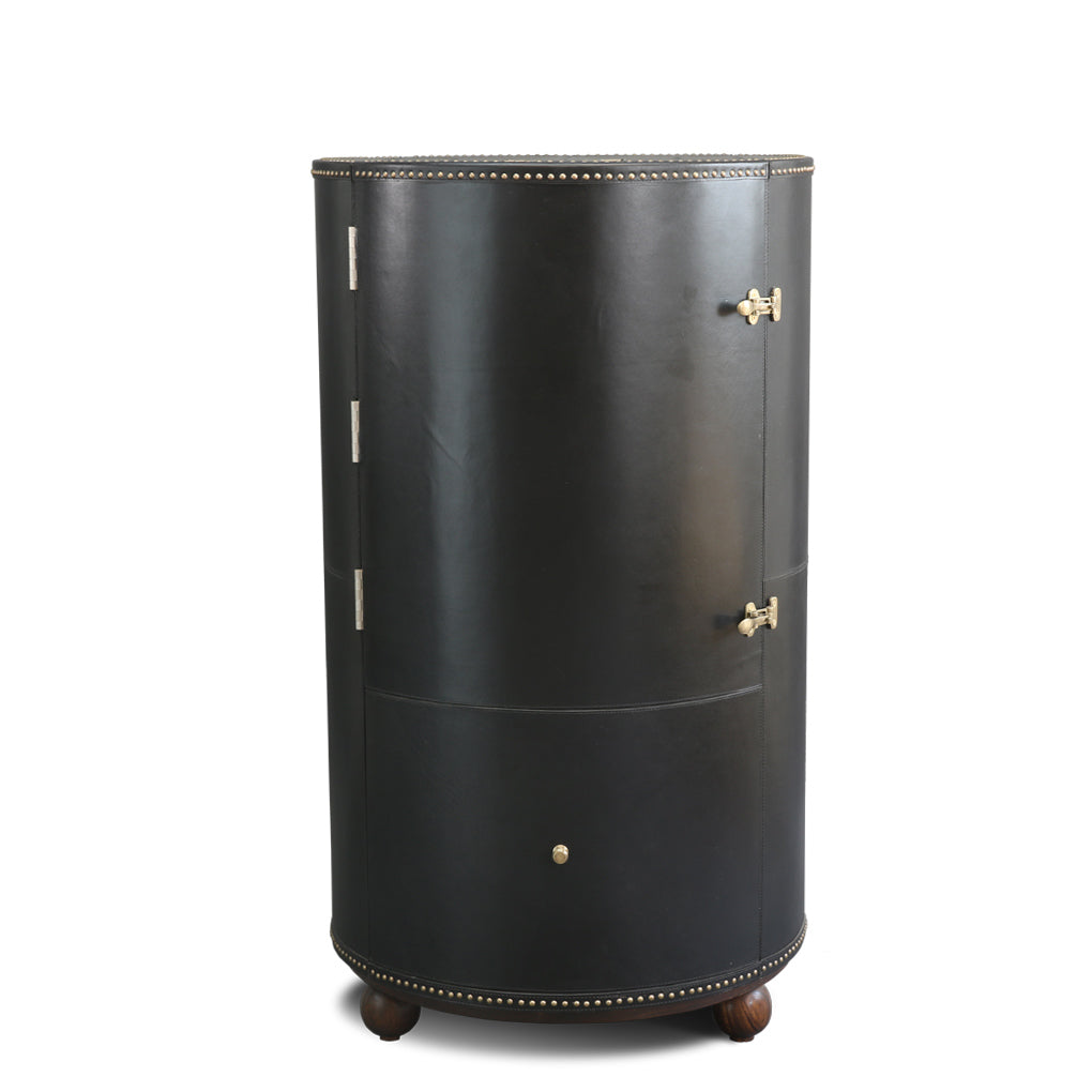 'TANK-UP' - Cylindrical  Bar Cabinet