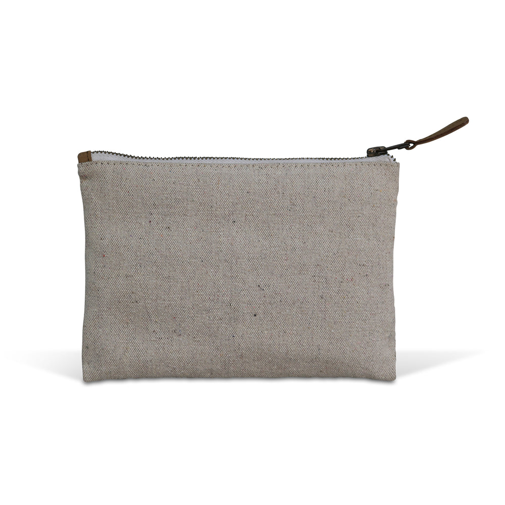 CANVAS FLAT WASH BAG