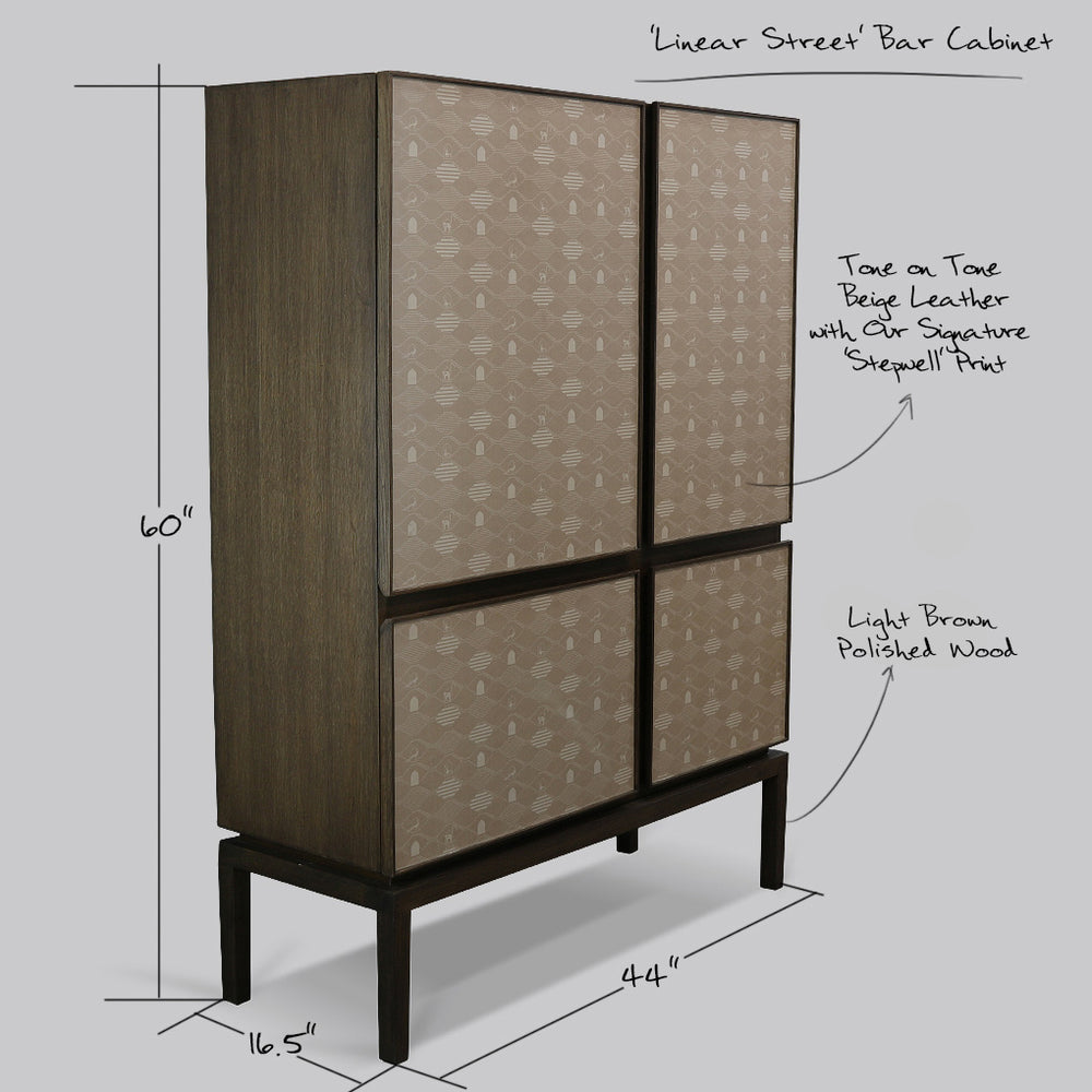 'LINEAR STREET' - Bar Cabinet