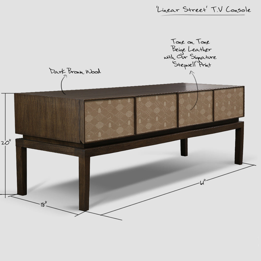 
                      
                        'LINEAR STREET' -  T.V Console
                      
                    