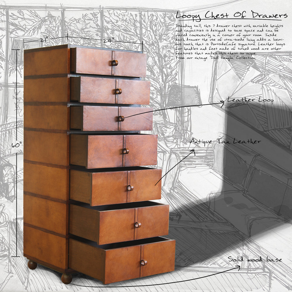 'LOOPY CHEST' -  Chest of Drawers