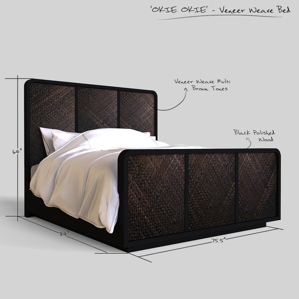 'OKIE OKIE' - Veneer Weave Bed