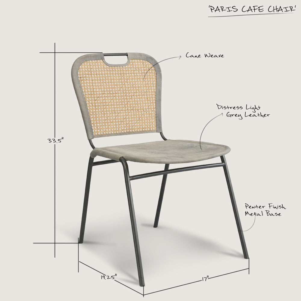 ‘PARIS’ café chair