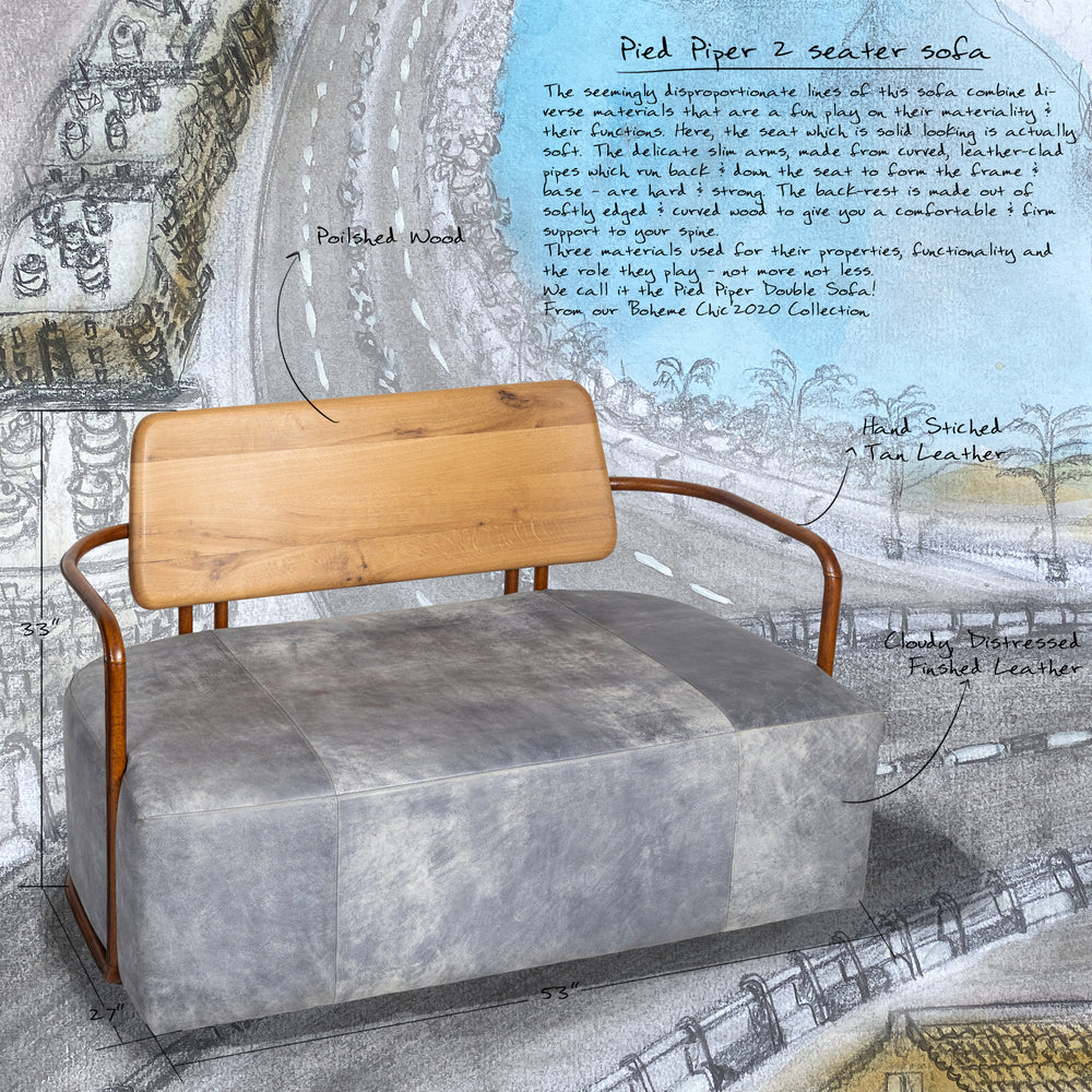 
                      
                        'PIED PIPER' - Double Sofa
                      
                    