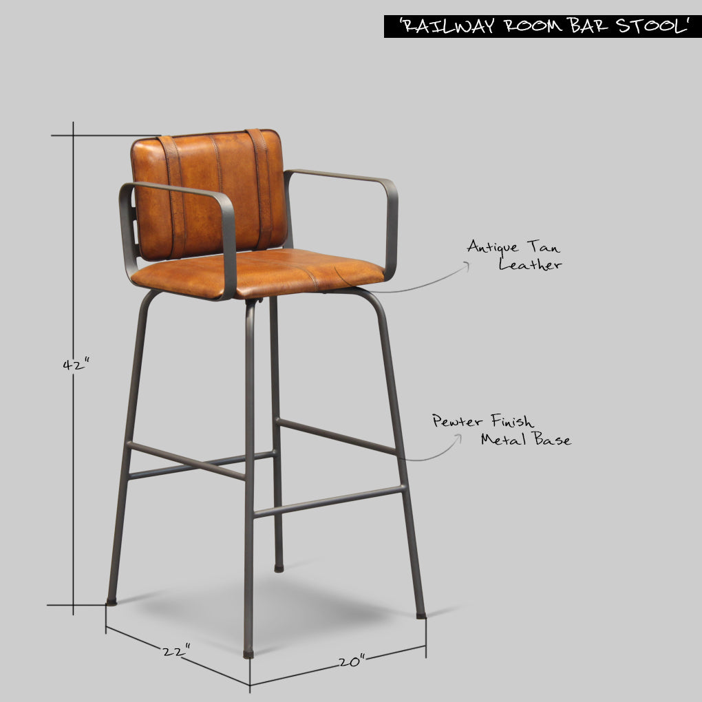 'RAILWAY ROOM  BAR STOOL'