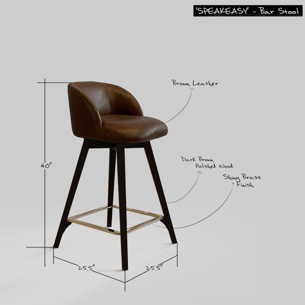 'SPEAKEASY' - Bar Stool