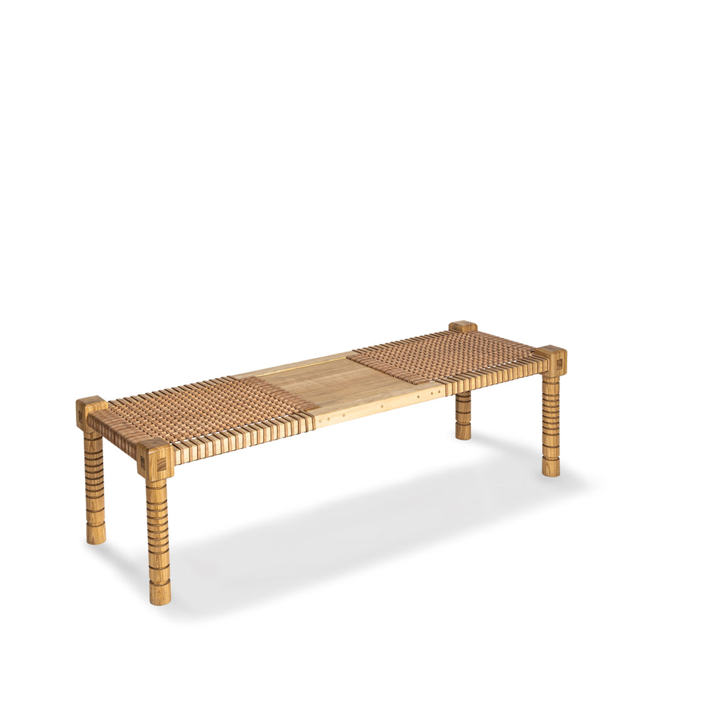 
                      
                        'CHARPAI WOVEN BENCH'
                      
                    