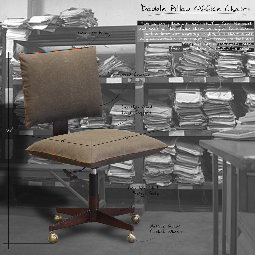 'DOUBLE PILLOW' - Office Chair